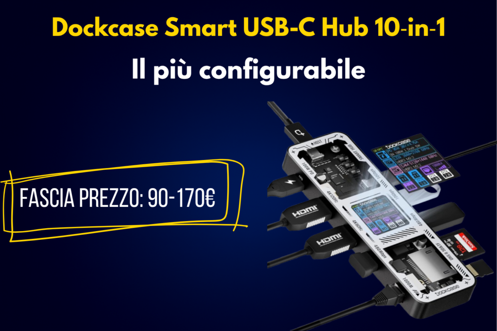 Dockcase Smart USB-C Hub 10‑in‑1