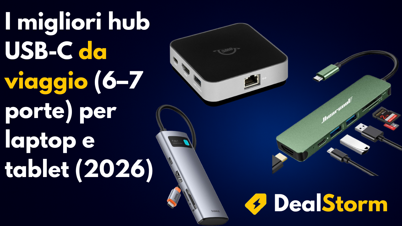I migliori hub USB-C da viaggio