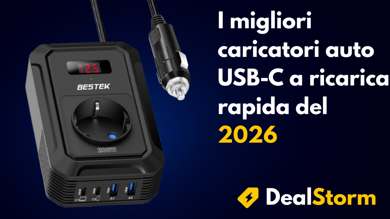Caricatori auto USB‑C a ricarica rapida Power Delivery – migliori modelli 2026