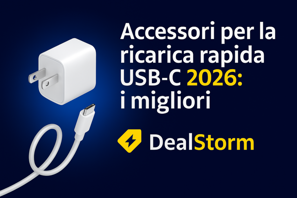 ricarica rapida USB-C accessori 2026